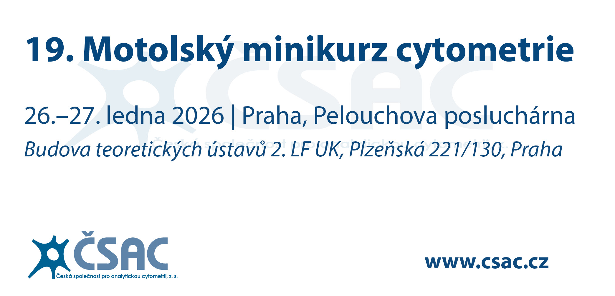 19. Motolský MINIKURZ CYTOMETRIE